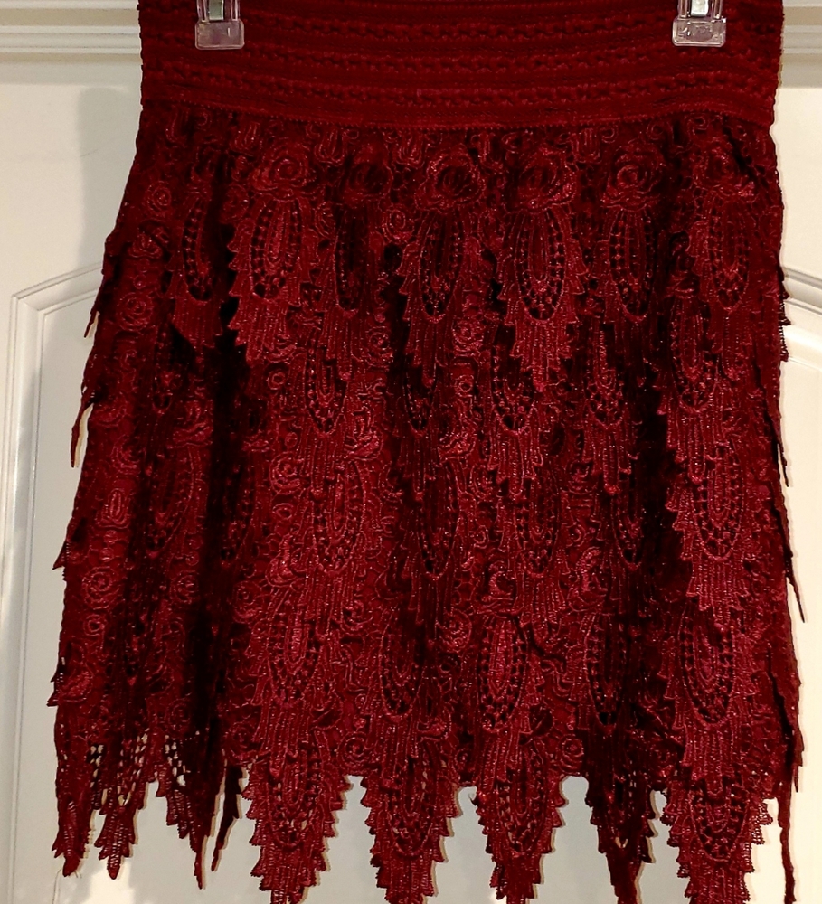 Maroon Skirt